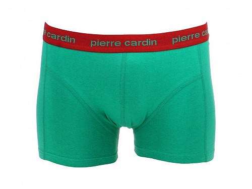Pierre Cardin Men's Boxer Men's Boxer in Green with Red Rubber