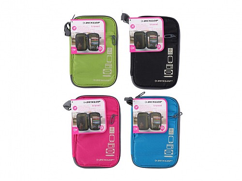 Dunlop Travel Wallet Wallet with 4 Colors, 13x20.5cm, Travel Wallet