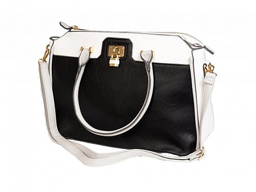 Women's Handbag Shopping Bag in Black, 27x35x13cm