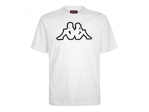 Kappa Ανδρικό T-Shirt σε Λευκό Χρώμα, Cromen Logo