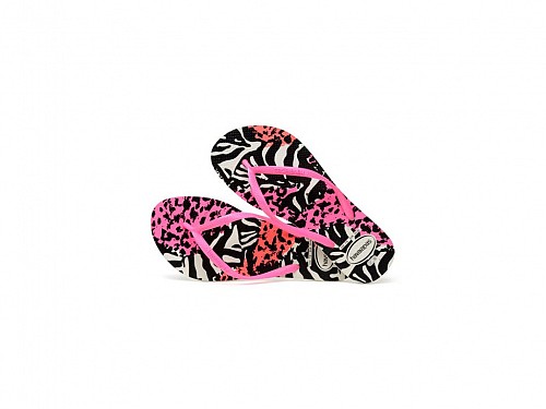 Havaianas Γυναικείες Σαγιονάρες, Flip Flops, σε multi animal ροζ χρώμα, Slim Animals