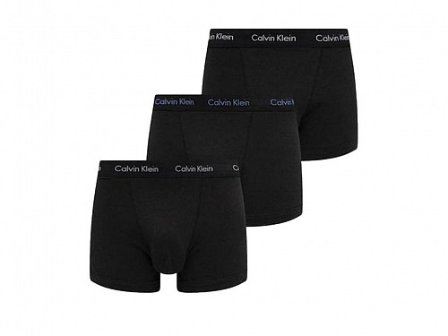 Calvin Klein Men's Underwear Boxer Set 3 pcs Black with Black Elastic, 0000U2662G CB7